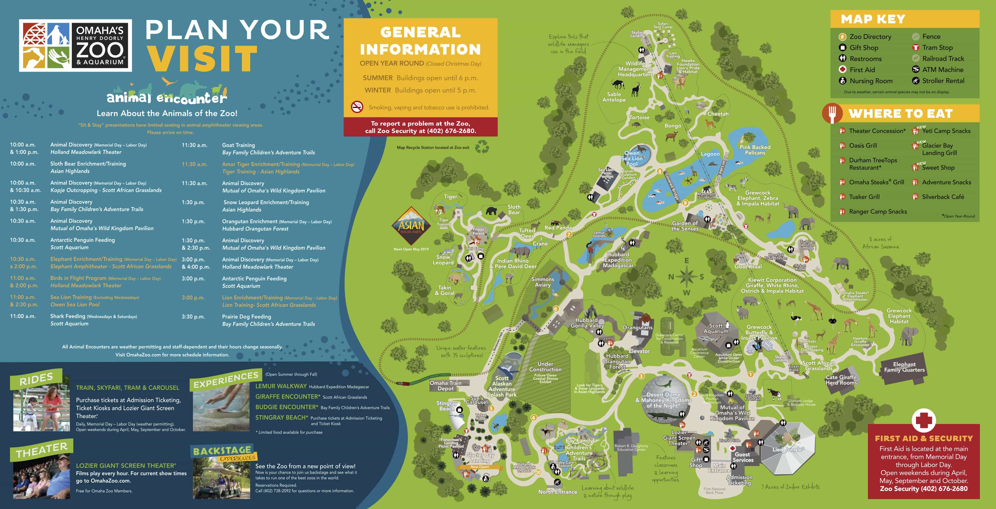 Omaha Zoo Map